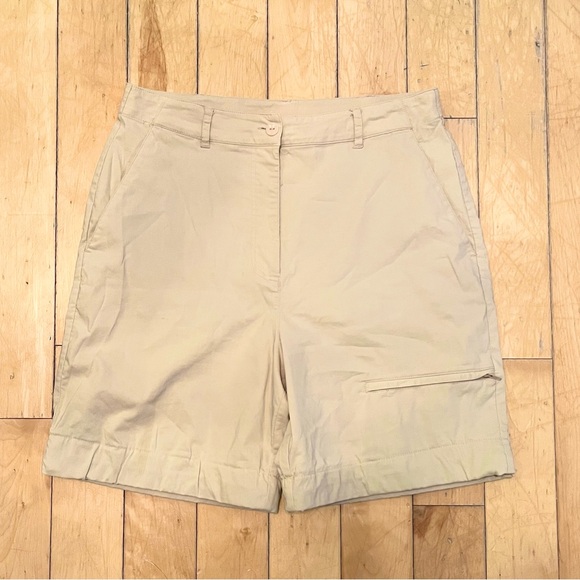 Vuarnet Pants - Vuarnet Easytech Beige Lightweight Outdoor Utility Shorts Size 8